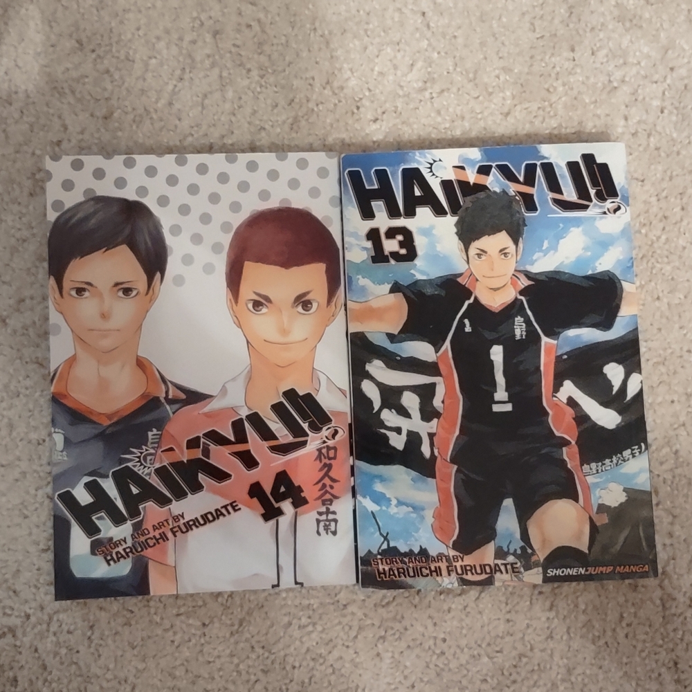 Haikyu!! Volumes 13 & 14 Manga Set